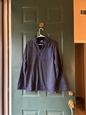 London Fog Navy Quarter Zip